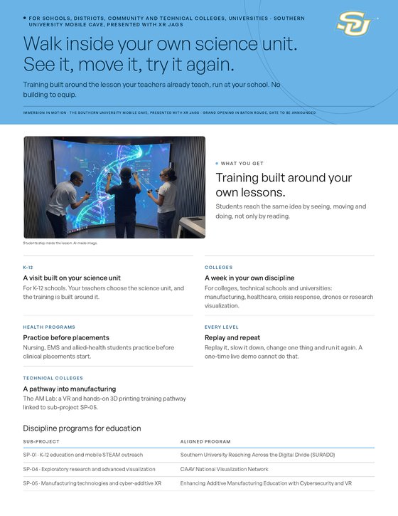 Cover of the Education PDF